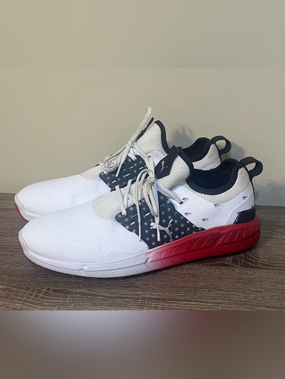 Puma Ignite Articulate Volition Golf Shoes Men's Size 11 Red White Blue